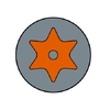 TORX (з отв.)