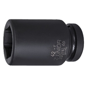 Голівка торцева ударна подовжена UNIOR  (233/4L6p)