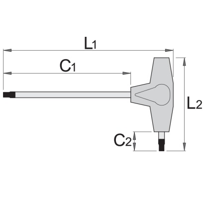 Ключ з Т-подібною рукояткою