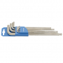 Набір ключів шестигранних подовжених з заокругленим жалом у пластиковому підвісі UNIOR 1.5 - 10 220/3SLPH
