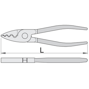 Плоскогубцы электрика (клеммник, кримпер)