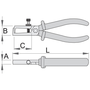 Плоскогубці ізольовані для зняття ізоляції