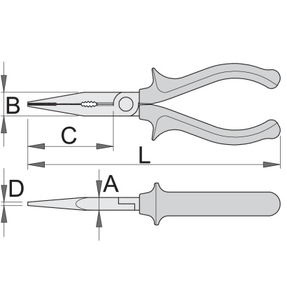 Плоскогубцы изолированные комбинированные, рукоятки BI