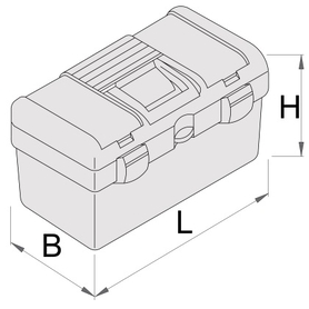 Пластиковый ящик для инструмента