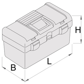 Пластиковый ящик для инструмента