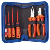 Набор инструментов изолированных с рукоятками BI в сумке UNIOR  ((906VDEBI))
