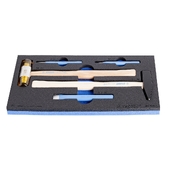 Молотки, керны и зубила в SOS-ложементе UNIOR  ((964/10SOS))