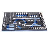 Набор головок торцевых с принадлежностями в SOS-ложементе UNIOR  ((964/36SOS))