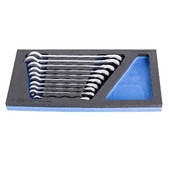 Набір ключів комбінованих з храповиком в SOS-ложементі UNIOR  (964/27SOS)