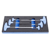 Набір ключів шестигранних з Т-образною рукояткою в SOS ложементі UNIOR  (964/13SO)