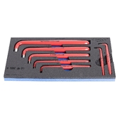 Набір ключів шестигранних ізольованих в SOS-ложементі UNIOR  (964VDE7)