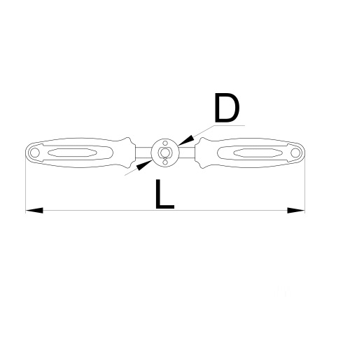 Рукоятка для развертки и метчиков