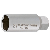 Головка торцевая тонкостенная для свечей зажигания, 3/8" UNIOR  ((3058/2))