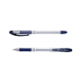 Ручка масляна MaxOFFICE, 0,7 мм, гум. грип, пласт. корпус, сині чорнила BUROMAX синій Im-off