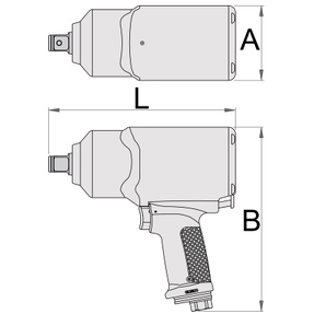 Пневматический ударный гайковерт 3/4"