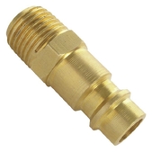 Перехідник із зовнішньою різьбою 1/4 на штирьову частину швидкороз'ємного з'єднання   (INTERTOOL)