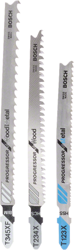 Смешанные наборы из 3 предметов Progressor for Wood and Metal с Т-образным хвостовиком