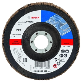 Лепестковые шлифовальные диски X431 Standard for Metal, угловые
