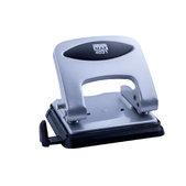 Дырокол металлический, до 30 листов, 133х114х93мм, серебристый BUROMAX  ((Im-off))