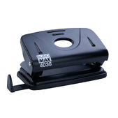 Дырокол металлический, до 10 листов, 123х61х38мм, черный BUROMAX  ((Im-off))