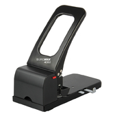 Діркопробивач металевий, до 100 аркушів, 275х180х260мм, чорний BUROMAX  (Im-off)