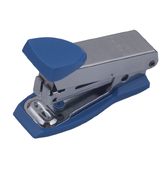 Степлер металевий МІНІ, 12 аркушів, (скоби №10), 61x34x25мм, синій BUROMAX  (Im-off)