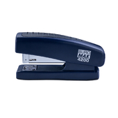 Степлер пластиковий, 20 арк., (скоби №24; 26), 98х33х50 мм, синій BUROMAX  (Im-off)