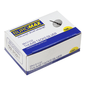 Кнопки никелированные, 100 шт. в карт.коробке BUROMAX Металл ((Im-off))