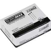 Шпильки кольорові, JOBMAX, 34 мм, 100 шт. в карт.коробці BUROMAX  (Im-off)