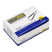 Скрiпки нікельовані, 31 мм, трикутні, 100 шт.в карт.упаковці BUROMAX  (Im-off)