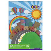 Набір кольорового картону А4 .  (Im-off)