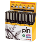 Дисплей з 60 лайнерами PiN fine line, чорний UNI  (Im-off)