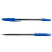 Ручка кулькова NORMA, JOBMAX, синя BUROMAX  (BM.8118-01)