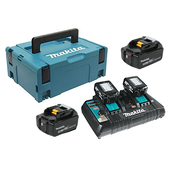 Набір акумуляторів LXT (BL1850Bx4, DC18RD, Makpac3) MAKITA  (197626-8)