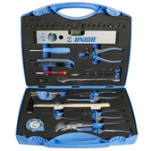 Набір інструментів для домашнього використання в пластиковому кейсі UNIOR  (404A)