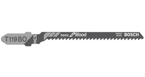 5 Лобзикових ПИЛОК T 119 ВО Basic for Wood, HCS