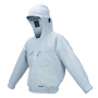 Аккумуляторная куртка с вентиляцией с капюшоном LXT/CXT MAKITA S (DFJ207ZS)