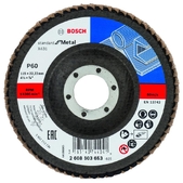 Пелюсткові шліфувальні диски, прямі BOSCH 115 (3165140744041)