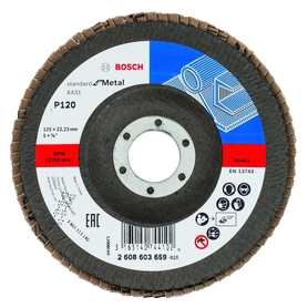 Лепестковые шлифовальные диски X431 Standard for Metal, угловые