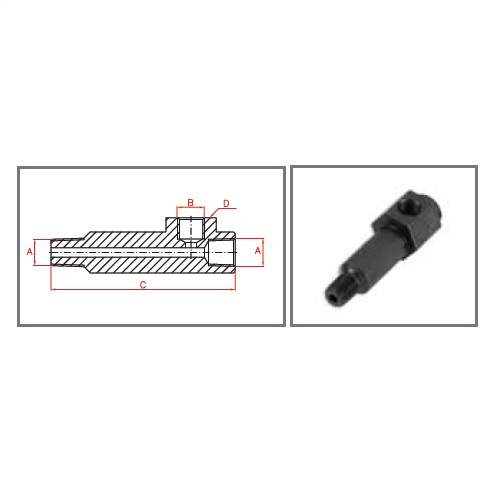 Адаптер для маномометра (3/8 NPT-3/8 NPT  1/4 NPT)