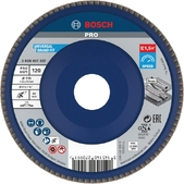 Пелюстковий шліфувальний диск, прямий, пластиковий BOSCH 115 (3165140270991)