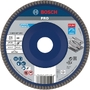 Пелюстковий шліфувальний диск, прямий, пластиковий BOSCH 125 (3165140270786)
