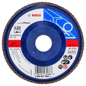 Лепестковые шлифовальные диски, прямые, пластик BOSCH 115 ((3165140270663))