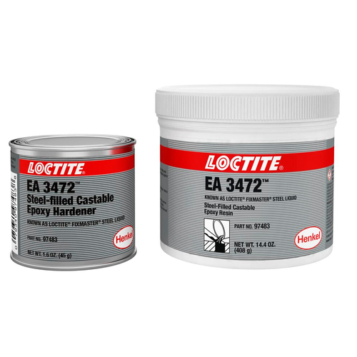 Loctite 3472 текучий епоксидний склад зі сталлю для відновлення металевих поверхонь