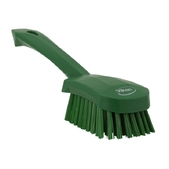 Щітка для миття з короткою ручкою, 270 мм, жорстка , зелена Vikan 70 (41922)