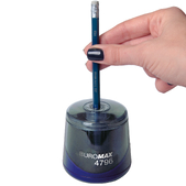 Чинка автоматична, 1 отв., з контейнером, синя BUROMAX  (Im-off)