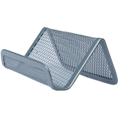 Підставка для візиток, металева, срібляста BUROMAX  (Im-off)