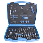 Набор инструментов (154 предмета) в пластиковом кейсе UNIOR  ((404D))