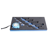 Набір ключів комбінованих з храповиком в SOS ложементі UNIOR  (964/27ASOS)