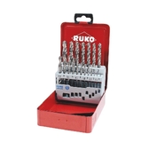 Набір спіральних свердл DIN 338 Typ VA HSSECo8 RUKO  (281214E)